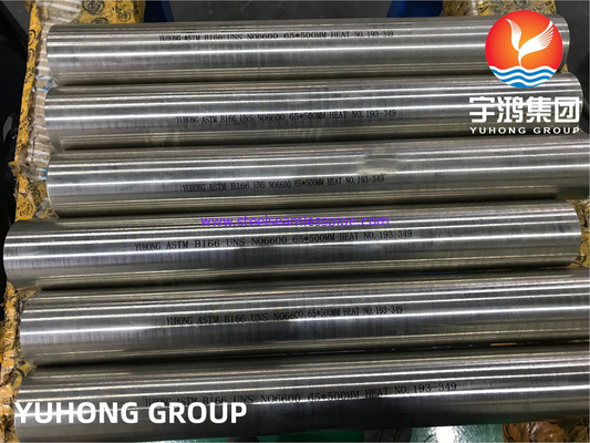 ASTM B166 UNS N06600 Inconel 600 Ronde Onthard de Bar Helder van de Nikkellegering