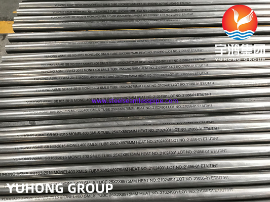 ASTM B163 Monel 400 Pipe UNS NO4400 DIN 2.4360 Naadloze pijp