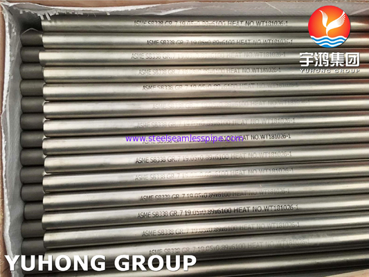 De Pijpasme SB338/ASTM A338 GR.7 Naadloze Buizen van de titaniumlegering