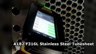 A182 F316L Stainless Steel Forged Tubesheet for Heat Exchangers